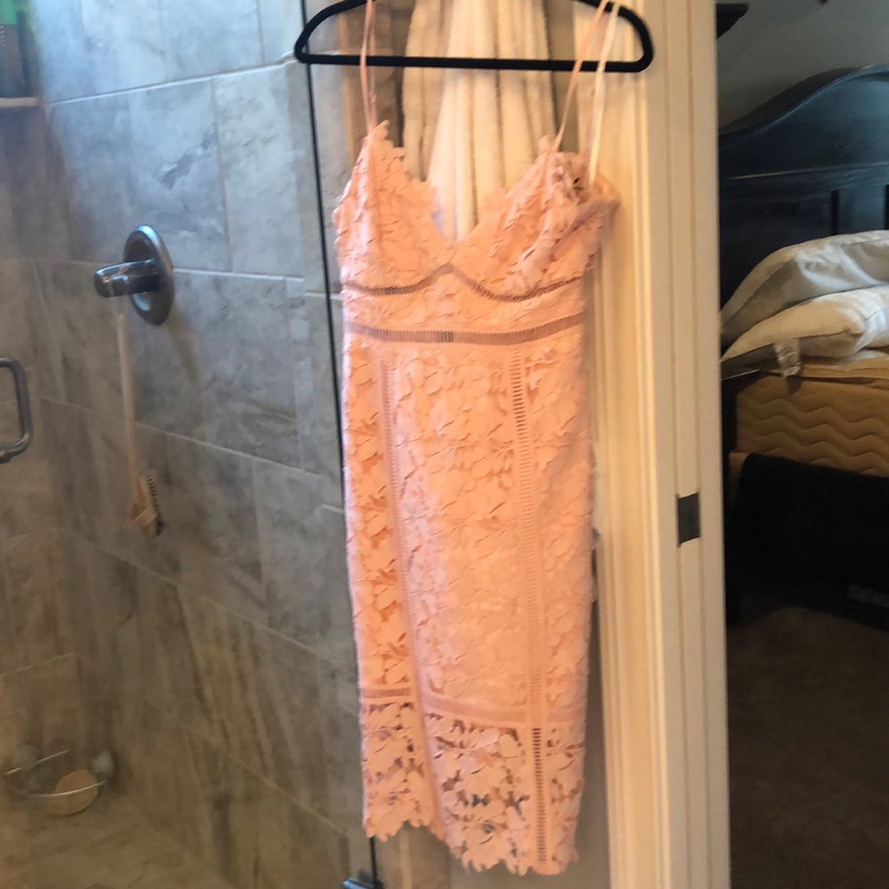 Bardot Lace Dress